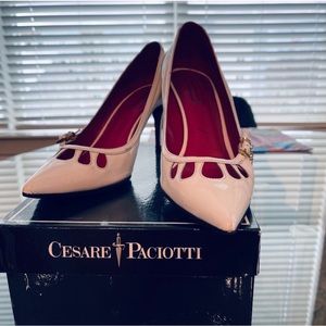 Stilettos Heels Cesare Paciotti Vinyl - White - 9.5US/ 40EU